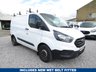 USED 2019 19 FORD TRANSIT CUSTOM 300 2.0 EcoBlue 105 ps L1 H1 Euro 6 Van with 3 bar Rhino Roof Rack and Ladder Roller, ARMAPLATE LOCK GUARDS, REAR PARKING SENSORS, - ONE COMPANY OWNER, FULL DEALER SERVICE HISTORY AND ONLY 36,000 MILES!