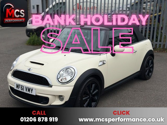 2011 61 MINI CONVERTIBLE 1.6 Cooper S Convertible 2dr Petrol Manual Euro 5 (s/s) (184 ps) DRIVE AWAY WITH A FULL TANK