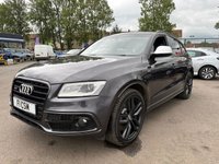 USED 2015 15 AUDI SQ5 3.0 BiTDI V6 SUV 5dr Diesel Tiptronic quattro Euro 5 (s/s) (313 ps) A REALLY BEAUTIFUL ADDITION TO OUR FORECOURT+DIESEL+AUTOMATIC+4 WHEEL DRIVE+SERVICE HISTORY+PRIVACY GLASS+CRUISE CONTROL+DAB DIGITAL RADIO+REVERSE CAMERA+FULL LEATHER INTERIOR+FULL PANORAMIC GLASS ROOF+SATELLITE NAVIGATION+PARK ASSIST+AIR CONDITIONING+CLIMATE CONTROL+ALLOY WHEELS+BLUETOOTH CONNECTIVITY+1 FULL YEARS MOT PRIOR TO COLLECTION+CALL NOW FOR MORE INFORMATION AND TO ARRANGE A VIEWING+NOT TO BE MISSED!!!!!!!!!!!!!!!!!!!!!!!!!!!!!!!