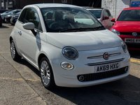 USED 2019 69 FIAT 500 1.2 Lounge Hatchback 3dr Petrol Dualogic Euro 6 (s/s) (69 bhp) Bluetooth,rear park sens,DAB+