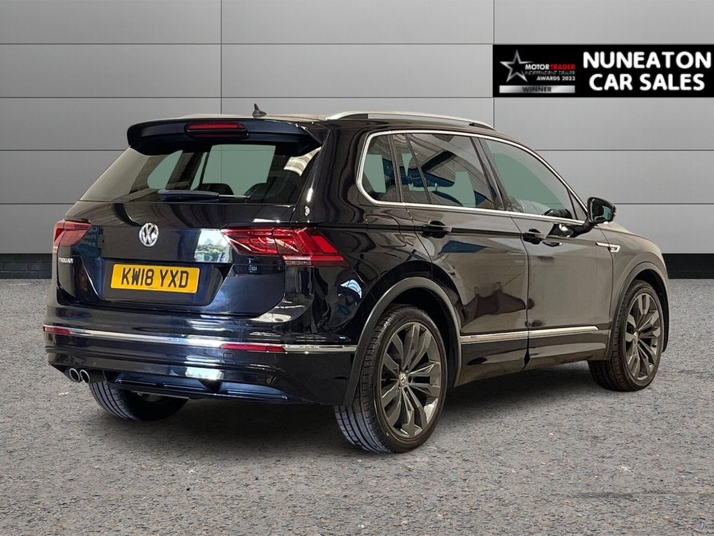 USED 2018 18 VOLKSWAGEN TIGUAN 2.0 TDI R-Line SUV 5dr Diesel Manual Euro 6 (s/s) (150 ps) Great Service History
