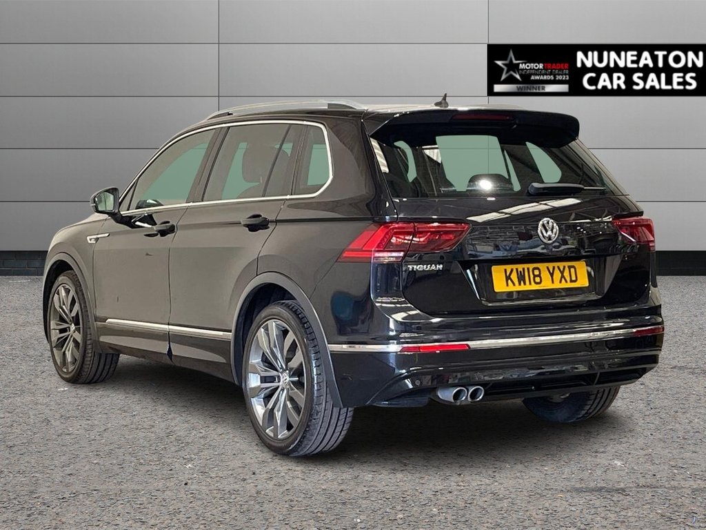 USED 2018 18 VOLKSWAGEN TIGUAN 2.0 TDI R-Line SUV 5dr Diesel Manual Euro 6 (s/s) (150 ps) Great Service History