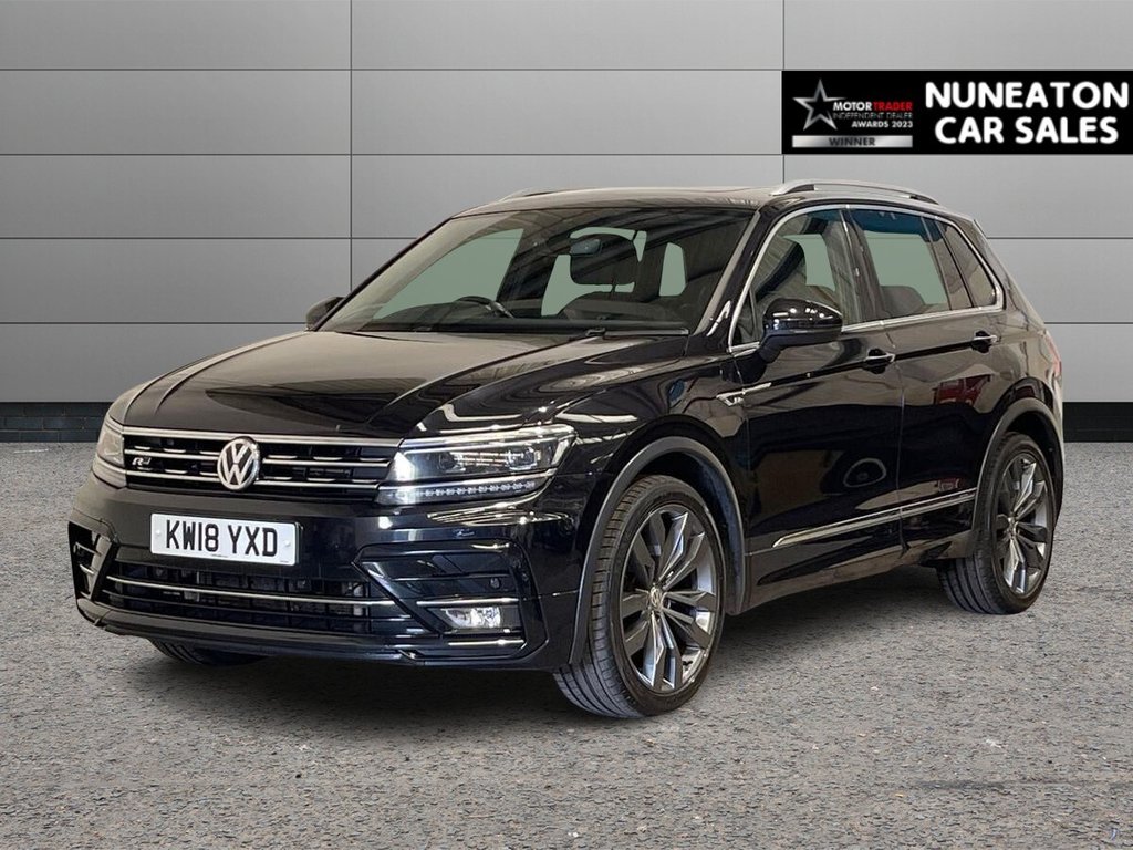 USED 2018 18 VOLKSWAGEN TIGUAN 2.0 TDI R-Line SUV 5dr Diesel Manual Euro 6 (s/s) (150 ps) Great Service History