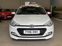 USED 2016 16 HYUNDAI I20 1.2 Blue Drive SE Hatchback 5 door Petrol Manual Euro 6 in White AUX POINT+REAR PARKING SENSORS