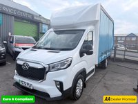 USED 2023 72 MAXUS EDELIVER 9 White 65kWh electric curtain side, 22,900 miles, Automatic, 10in Touchscreen, Air Conditioning, Cruise Control, ULEZ compliant. Plus VAT @ 20%! This 2023 MAXUS eDeliver 9 is a superb example, having had only one owner since new. This electric van, in its 65kWh Auto FWD L3 2dr derivative, offers a battery with a total capacity of 65 kWh, providing a maximum range of 146 miles when new. Charging is convenient, with a full charge at home using a 7kW charger taking approximately 11 hours and 34 minutes, while rapid public charging can take you from empty to 80% in just 48 minutes. This vehicle comes with a 3 month warranty for your peace of