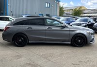 USED 2018 68 MERCEDES-BENZ CLA 2.1 CLA220d AMG Line Shooting Brake 5dr Diesel 7G-DCT Euro 6 (s/s) (177 ps) - APPLE CAR PLAY - SAT NAV - PAN ROOF - PART LEATHER - BLUETOOTH - P/SENSORS - CRUISE