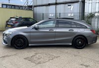 USED 2018 68 MERCEDES-BENZ CLA 2.1 CLA220d AMG Line Shooting Brake 5dr Diesel 7G-DCT Euro 6 (s/s) (177 ps) - APPLE CAR PLAY - SAT NAV - PAN ROOF - PART LEATHER - BLUETOOTH - P/SENSORS - CRUISE