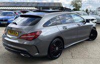 USED 2018 68 MERCEDES-BENZ CLA 2.1 CLA220d AMG Line Shooting Brake 5dr Diesel 7G-DCT Euro 6 (s/s) (177 ps) - APPLE CAR PLAY - SAT NAV - PAN ROOF - PART LEATHER - BLUETOOTH - P/SENSORS - CRUISE