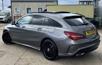 USED 2018 68 MERCEDES-BENZ CLA 2.1 CLA220d AMG Line Shooting Brake 5dr Diesel 7G-DCT Euro 6 (s/s) (177 ps) - APPLE CAR PLAY - SAT NAV - PAN ROOF - PART LEATHER - BLUETOOTH - P/SENSORS - CRUISE