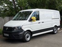 USED 2021 21 VOLKSWAGEN CRAFTER 2.0 TDI CR35 Trendline Panel Van 5dr Diesel Automatic FWD MWB Euro 6 (s/s) (140 ps) A/C-sensors-dab-racking-2 keys
