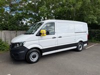 USED 2021 21 VOLKSWAGEN CRAFTER 2.0 TDI CR35 Trendline Panel Van 5dr Diesel Automatic FWD MWB Euro 6 (s/s) (140 ps) A/C-sensors-dab-racking-2 keys