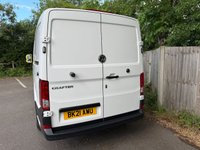 USED 2021 21 VOLKSWAGEN CRAFTER 2.0 TDI CR35 Trendline Panel Van 5dr Diesel Automatic FWD MWB Euro 6 (s/s) (140 ps) A/C-sensors-dab-racking-2 keys