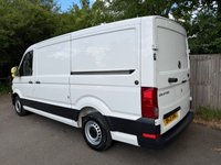 USED 2021 21 VOLKSWAGEN CRAFTER 2.0 TDI CR35 Trendline Panel Van 5dr Diesel Automatic FWD MWB Euro 6 (s/s) (140 ps) A/C-sensors-dab-racking-2 keys