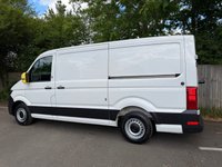 USED 2021 21 VOLKSWAGEN CRAFTER 2.0 TDI CR35 Trendline Panel Van 5dr Diesel Automatic FWD MWB Euro 6 (s/s) (140 ps) A/C-sensors-dab-racking-2 keys