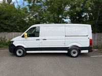 USED 2021 21 VOLKSWAGEN CRAFTER 2.0 TDI CR35 Trendline Panel Van 5dr Diesel Automatic FWD MWB Euro 6 (s/s) (140 ps) A/C-sensors-dab-racking-2 keys
