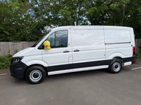USED 2021 21 VOLKSWAGEN CRAFTER 2.0 TDI CR35 Trendline Panel Van 5dr Diesel Automatic FWD MWB Euro 6 (s/s) (140 ps) A/C-sensors-dab-racking-2 keys