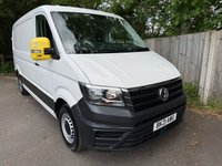 USED 2021 21 VOLKSWAGEN CRAFTER 2.0 TDI CR35 Trendline Panel Van 5dr Diesel Automatic FWD MWB Euro 6 (s/s) (140 ps) A/C-sensors-dab-racking-2 keys