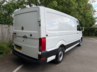 USED 2021 21 VOLKSWAGEN CRAFTER 2.0 TDI CR35 Trendline Panel Van 5dr Diesel Automatic FWD MWB Euro 6 (s/s) (140 ps) A/C-sensors-dab-racking-2 keys