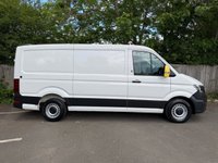 USED 2021 21 VOLKSWAGEN CRAFTER 2.0 TDI CR35 Trendline Panel Van 5dr Diesel Automatic FWD MWB Euro 6 (s/s) (140 ps) A/C-sensors-dab-racking-2 keys