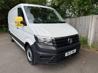 USED 2021 21 VOLKSWAGEN CRAFTER 2.0 TDI CR35 Trendline Panel Van 5dr Diesel Automatic FWD MWB Euro 6 (s/s) (140 ps) A/C-sensors-dab-racking-2 keys