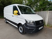 USED 2021 21 VOLKSWAGEN CRAFTER 2.0 TDI CR35 Trendline Panel Van 5dr Diesel Automatic FWD MWB Euro 6 (s/s) (140 ps) A/C-sensors-dab-racking-2 keys
