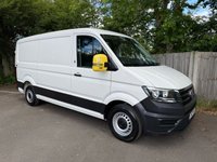 USED 2021 21 VOLKSWAGEN CRAFTER 2.0 TDI CR35 Trendline Panel Van 5dr Diesel Automatic FWD MWB Euro 6 (s/s) (140 ps) A/C-sensors-dab-racking-2 keys