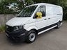 USED 2021 21 VOLKSWAGEN CRAFTER 2.0 TDI CR35 Trendline Panel Van 5dr Diesel Automatic FWD MWB Euro 6 (s/s) (140 ps) A/C-sensors-dab-racking-2 keys