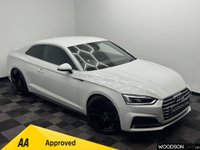 USED 2018 68 AUDI A5 2.0 TFSI S line Coupe 2dr Petrol S Tronic Euro 6 (s/s) (190 ps) 2 Previous Owners / Sat Nav / Front And Rear Parking Sensors / Heated Front Seats / Bluetooth / DAB / ISOFIX