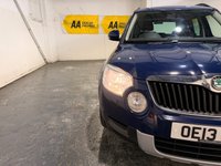 USED 2013 13 SKODA YETI 1.2 TSI SE SUV 5dr Petrol DSG Euro 5 (105 ps) DSG AUTO-LOW MILES-TOWBAR-REAR PARKING SENSORS-CLIMATE CONTROL-PRIVACY GLASS