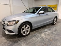 USED 2016 16 MERCEDES-BENZ C-CLASS 2.0 C200 SE Saloon 4dr Petrol 7G-Tronic+ Euro 6 (s/s) (184 ps) 8 MERCEDES SERVICES-SAT NAV-A/C-PARK SENSOR + CAMERA-HEATED LEATHER