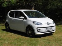 USED 2013 63 VOLKSWAGEN UP! 1.0 High up! Hatchback 3dr Petrol Manual Euro 5 (75 ps) www.suffolkcarcentre.co.uk - Located at Ilketshall