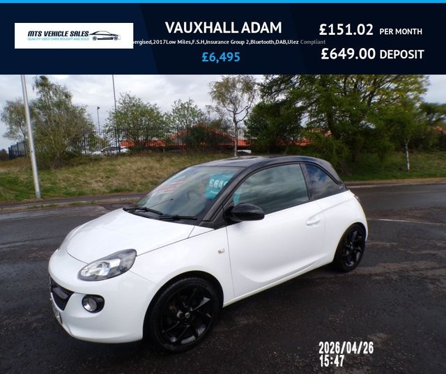 View our VAUXHALL ADAM