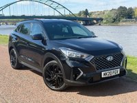 USED 2020 20 HYUNDAI TUCSON 1.6 T-GDi N Line SUV 5dr Petrol DCT Euro 6 (s/s) (177 ps) **PHANTOM BLACK**HEATED SEATS**SAT NAV**CRUISE CONTROL**