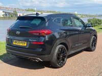 USED 2020 20 HYUNDAI TUCSON 1.6 T-GDi N Line SUV 5dr Petrol DCT Euro 6 (s/s) (177 ps) **PHANTOM BLACK**HEATED SEATS**SAT NAV**CRUISE CONTROL**