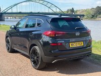 USED 2020 20 HYUNDAI TUCSON 1.6 T-GDi N Line SUV 5dr Petrol DCT Euro 6 (s/s) (177 ps) **PHANTOM BLACK**HEATED SEATS**SAT NAV**CRUISE CONTROL**