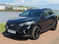 USED 2020 20 HYUNDAI TUCSON 1.6 T-GDi N Line SUV 5dr Petrol DCT Euro 6 (s/s) (177 ps) **PHANTOM BLACK**HEATED SEATS**SAT NAV**CRUISE CONTROL**