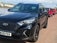USED 2020 20 HYUNDAI TUCSON 1.6 T-GDi N Line SUV 5dr Petrol DCT Euro 6 (s/s) (177 ps) **PHANTOM BLACK**HEATED SEATS**SAT NAV**CRUISE CONTROL**