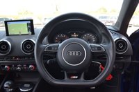 USED 2016 16 AUDI S3 2.0 TFSI Saloon 4dr Petrol S Tronic quattro Euro 6 (s/s) (Nav) (300 ps) 1 OWNER / PAN ROOF / BIG SPEC