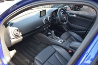 USED 2016 16 AUDI S3 2.0 TFSI Saloon 4dr Petrol S Tronic quattro Euro 6 (s/s) (Nav) (300 ps) 1 OWNER / PAN ROOF / BIG SPEC
