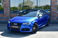 USED 2016 16 AUDI S3 2.0 TFSI Saloon 4dr Petrol S Tronic quattro Euro 6 (s/s) (Nav) (300 ps) 1 OWNER / PAN ROOF / BIG SPEC