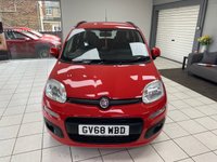 USED 2019 68 FIAT PANDA 1.2 Lounge Hatchback 5dr Petrol Manual Euro 6 (s/s) (69 bhp) TANGO RED / BLACK AND GREY CLOTH TRIM / AIRCON / ELECTRIC FRONT WINDOWS / ELECTRIC MIRRORS / BLUETOOTH / SMARTPHONE HOLDER / USB / FM AM TUNER / REMOTE LOCKING / REAR WASH WIPE / FLOOR MATS / 15" ALLOY WHEELS / SERVICE HISTORY / FRESH MOT
