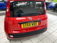 USED 2019 68 FIAT PANDA 1.2 Lounge Hatchback 5dr Petrol Manual Euro 6 (s/s) (69 bhp) TANGO RED / BLACK AND GREY CLOTH TRIM / AIRCON / ELECTRIC FRONT WINDOWS / ELECTRIC MIRRORS / BLUETOOTH / SMARTPHONE HOLDER / USB / FM AM TUNER / REMOTE LOCKING / REAR WASH WIPE / FLOOR MATS / 15" ALLOY WHEELS / SERVICE HISTORY / FRESH MOT