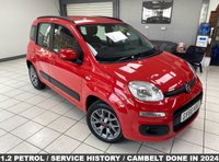 USED 2019 68 FIAT PANDA 1.2 Lounge Hatchback 5dr Petrol Manual Euro 6 (s/s) (69 bhp) TANGO RED / BLACK AND GREY CLOTH TRIM / AIRCON / ELECTRIC FRONT WINDOWS / ELECTRIC MIRRORS / BLUETOOTH / SMARTPHONE HOLDER / USB / FM AM TUNER / REMOTE LOCKING / REAR WASH WIPE / FLOOR MATS / 15" ALLOY WHEELS / SERVICE HISTORY / FRESH MOT