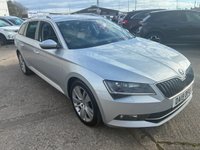 USED 2019 19 SKODA SUPERB 2.0 TDI SE L Executive Estate 5dr Diesel Manual Euro 6 (s/s) (150 ps) SERVICE HISTORY* SAT NAV* PARKING SENSORS* CRUISE CONTROL* ELECTRIC HANDBRAKE* ELECTRIC BOOT RELEASE* AUTO START / STOP* ECO / SPORT MODE* 6 SPEED* BLIND SPOT DETECTION* DUAL CLIMATE CONTROL WITH AIR CON* FULL LEATHER* HEATED SEATS