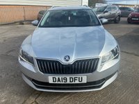 USED 2019 19 SKODA SUPERB 2.0 TDI SE L Executive Estate 5dr Diesel Manual Euro 6 (s/s) (150 ps) SERVICE HISTORY* SAT NAV* PARKING SENSORS* CRUISE CONTROL* ELECTRIC HANDBRAKE* ELECTRIC BOOT RELEASE* AUTO START / STOP* ECO / SPORT MODE* 6 SPEED* BLIND SPOT DETECTION* DUAL CLIMATE CONTROL WITH AIR CON* FULL LEATHER* HEATED SEATS
