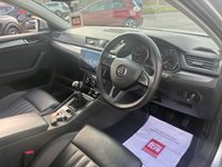 USED 2019 19 SKODA SUPERB 2.0 TDI SE L Executive Estate 5dr Diesel Manual Euro 6 (s/s) (150 ps) SERVICE HISTORY* SAT NAV* PARKING SENSORS* CRUISE CONTROL* ELECTRIC HANDBRAKE* ELECTRIC BOOT RELEASE* AUTO START / STOP* ECO / SPORT MODE* 6 SPEED* BLIND SPOT DETECTION* DUAL CLIMATE CONTROL WITH AIR CON* FULL LEATHER* HEATED SEATS