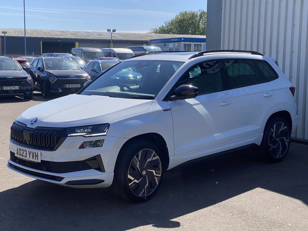 USED 2023 23 SKODA KAROQ 2.0 TSI SportLine SUV 5dr Petrol DSG 4WD Euro 6 (s/s) (190 ps) SUV