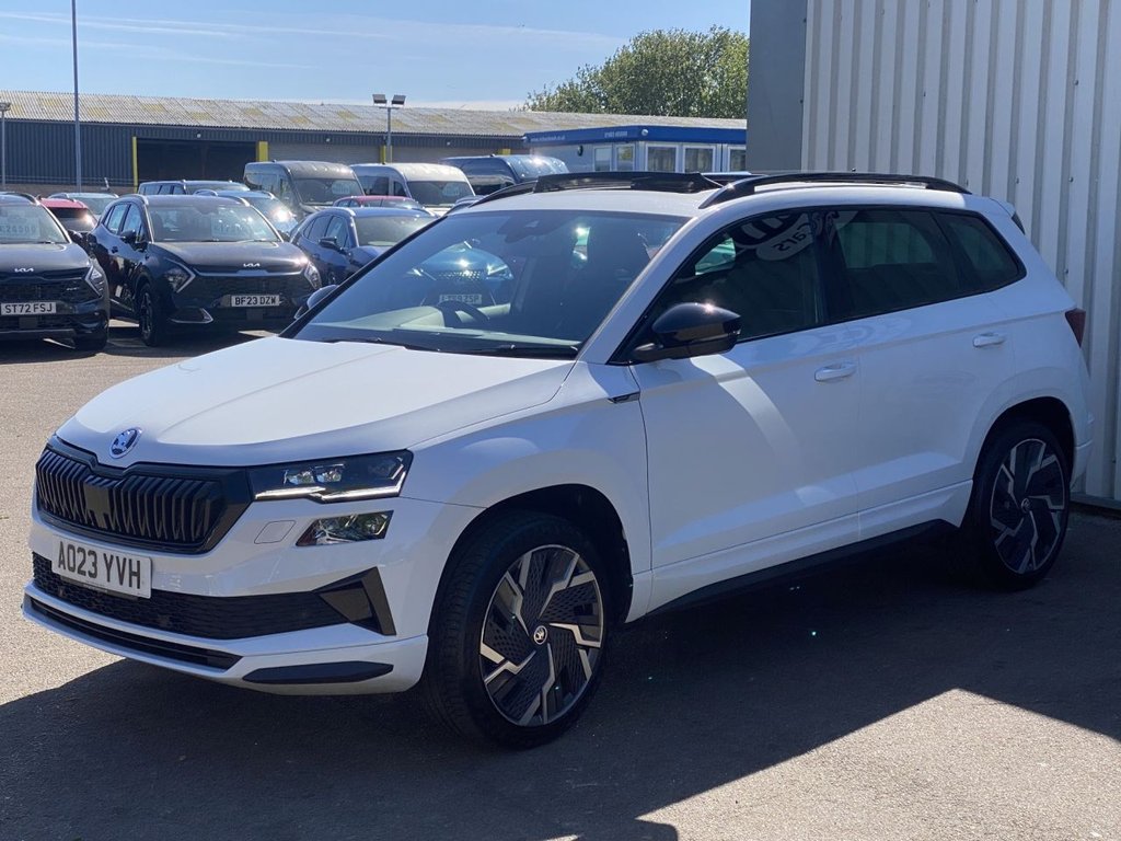 USED 2023 23 SKODA KAROQ 2.0 TSI SportLine SUV 5dr Petrol DSG 4WD Euro 6 (s/s) (190 ps) SUV