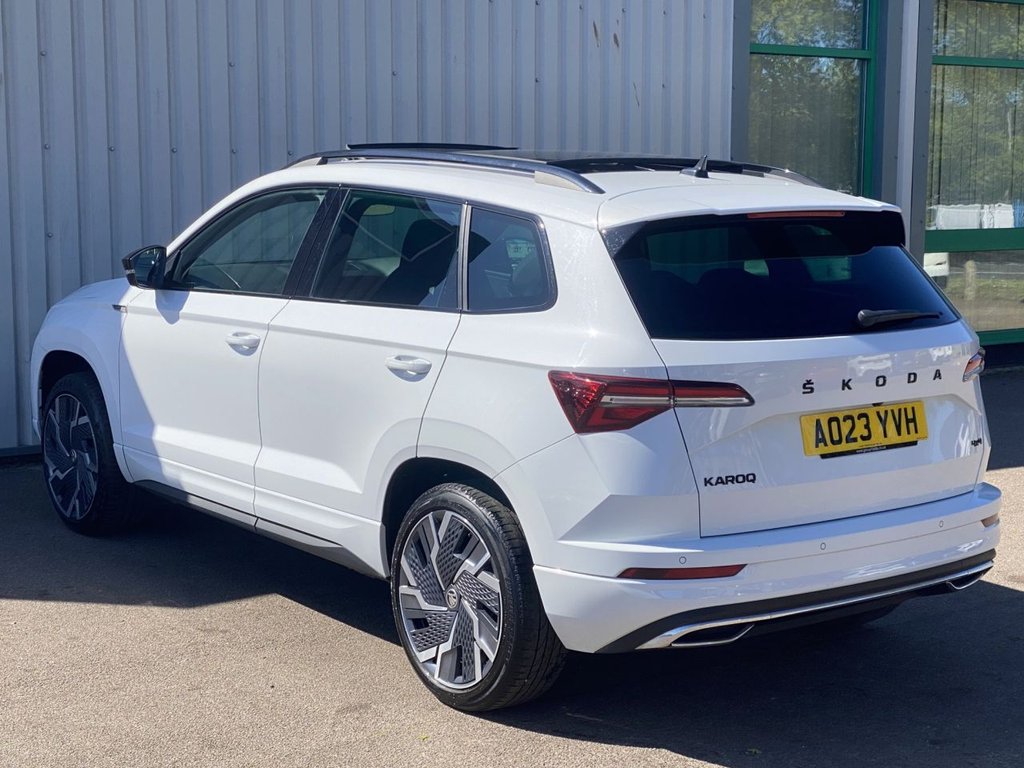 USED 2023 23 SKODA KAROQ 2.0 TSI SportLine SUV 5dr Petrol DSG 4WD Euro 6 (s/s) (190 ps) SUV