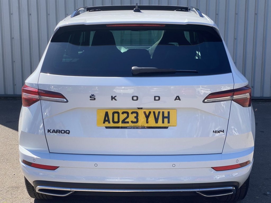 USED 2023 23 SKODA KAROQ 2.0 TSI SportLine SUV 5dr Petrol DSG 4WD Euro 6 (s/s) (190 ps) SUV